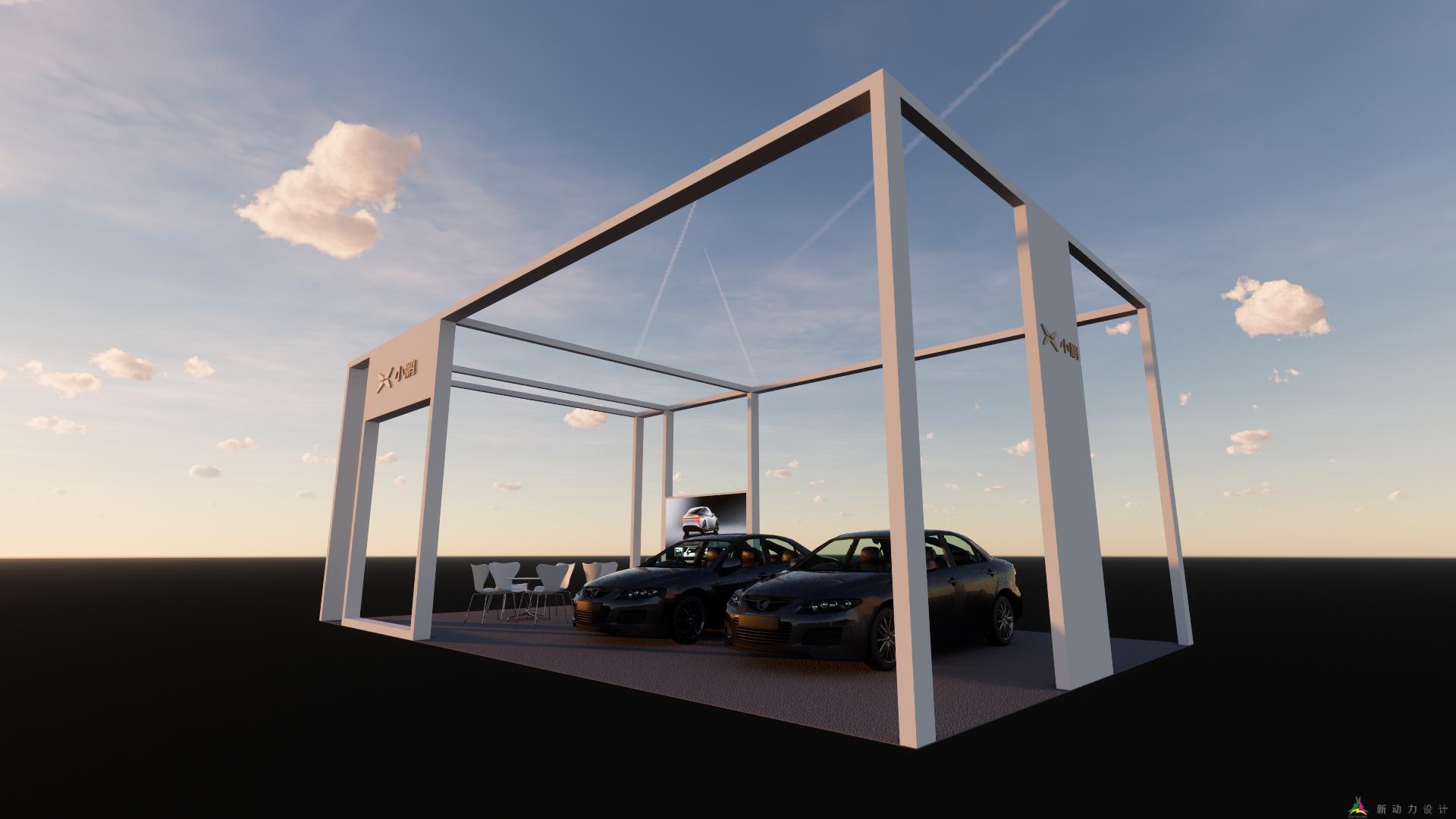 小鵬汽車(chē)快閃店設(shè)計(jì)搭建