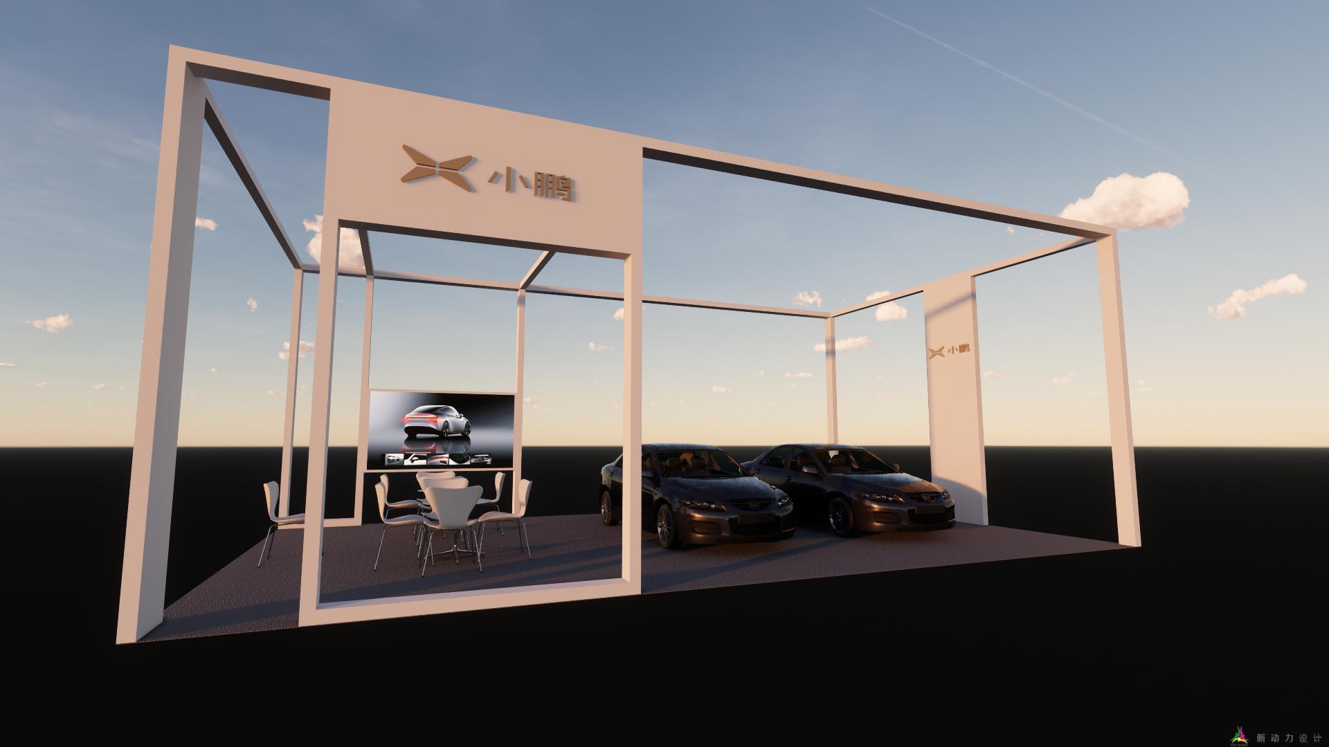 小鵬汽車(chē)快閃店設(shè)計(jì)搭建