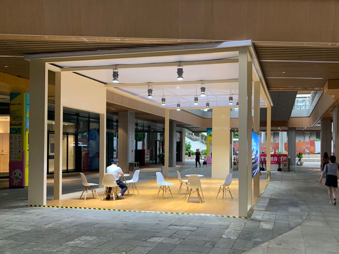 小鵬汽車(chē)快閃店設(shè)計(jì)搭建