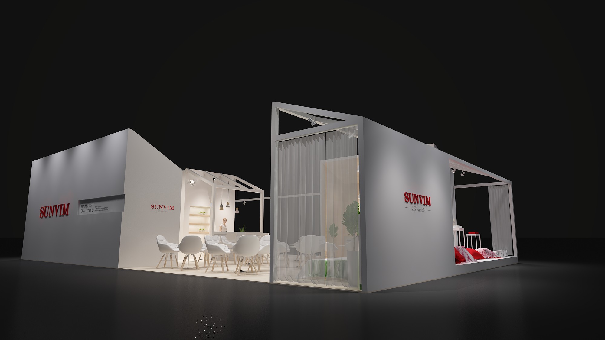 孚日集團深圳禮品展展臺設計