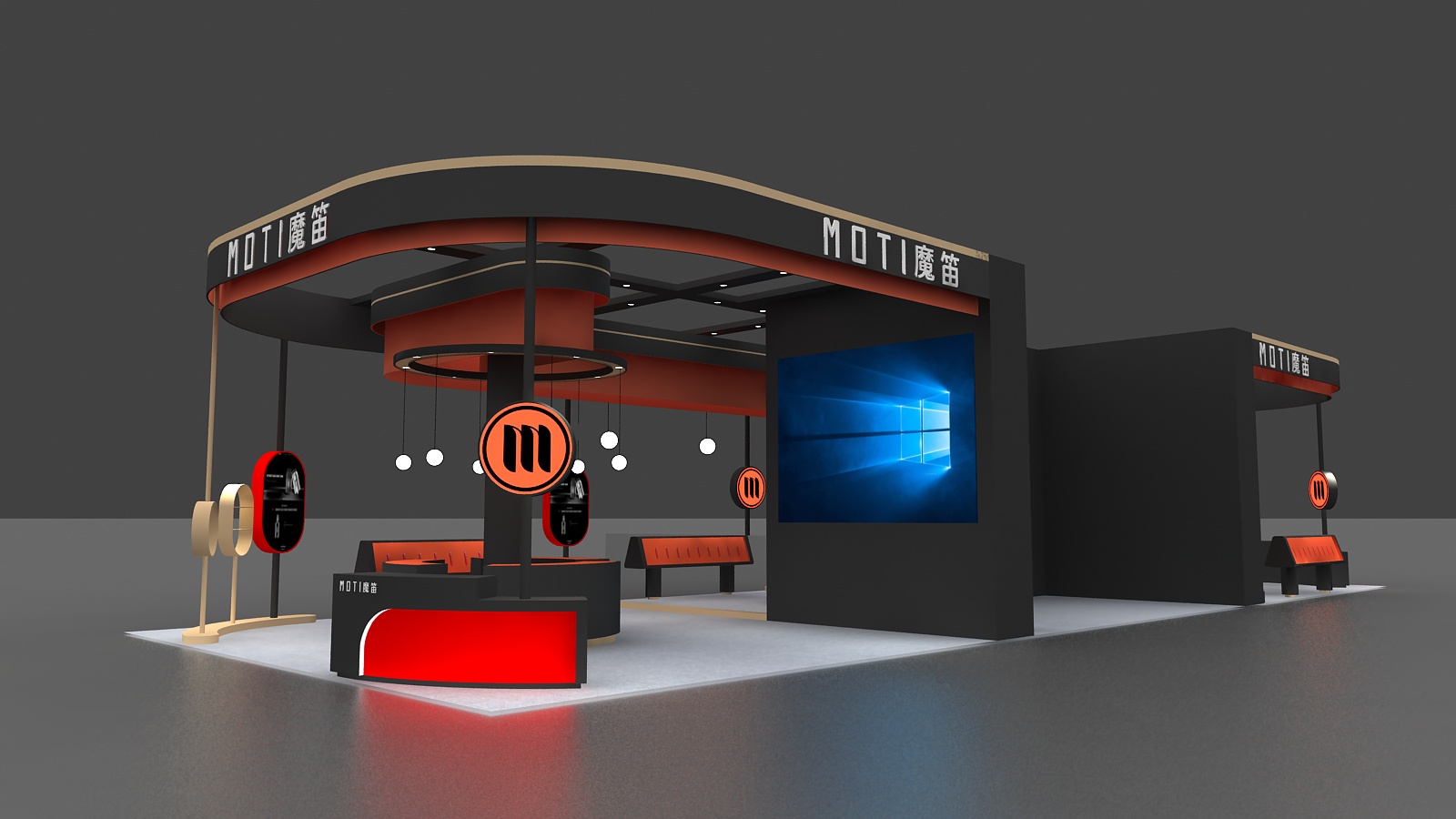 魔笛深圳電子煙展展臺設計搭建