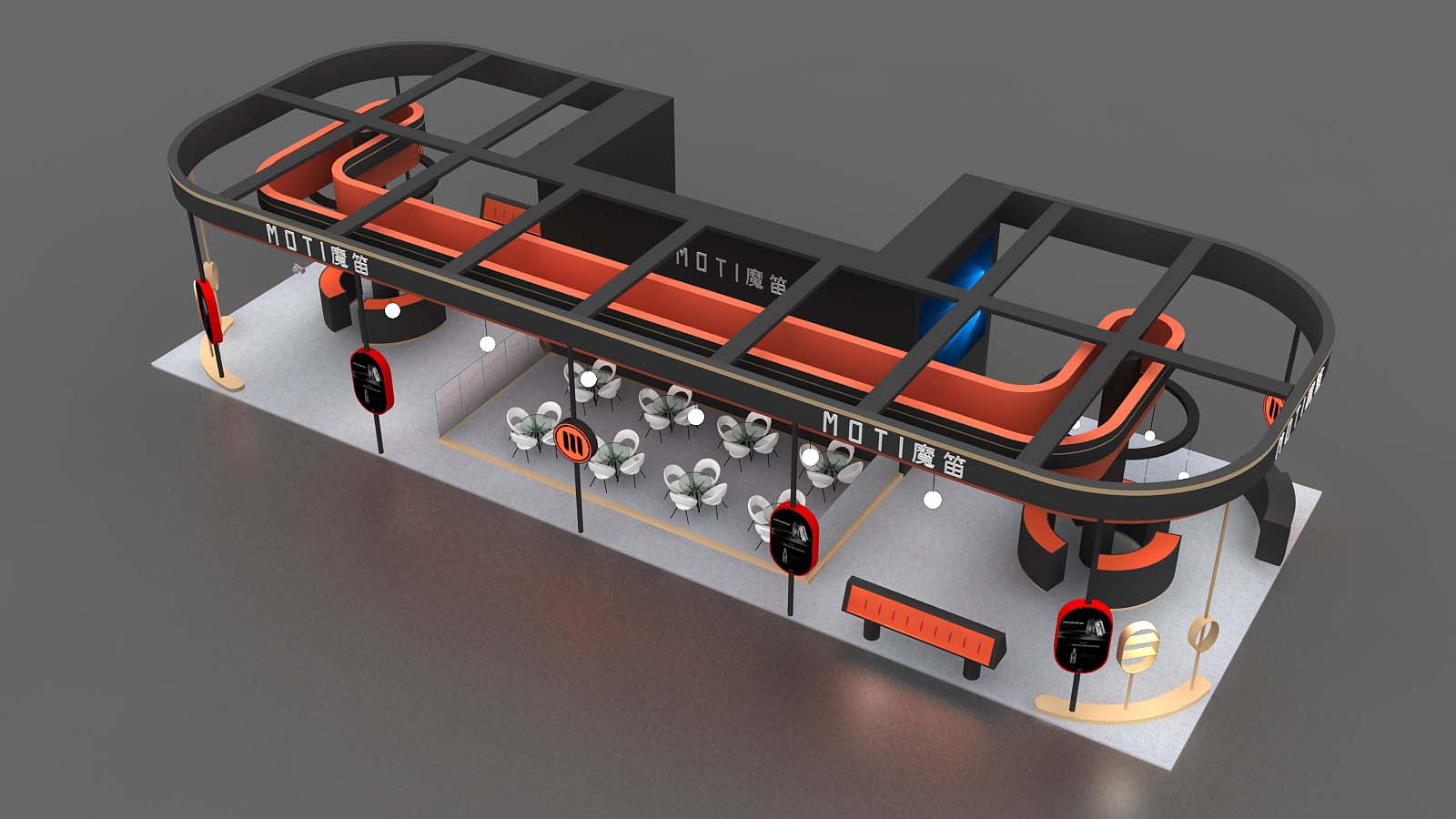 魔笛深圳電子煙展展臺設計搭建