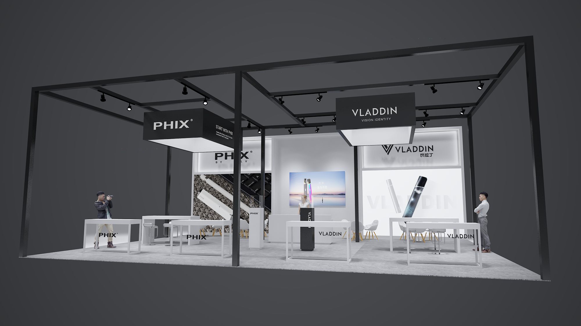 瓦拉丁深圳電子煙展展臺(tái)設(shè)計(jì)搭建