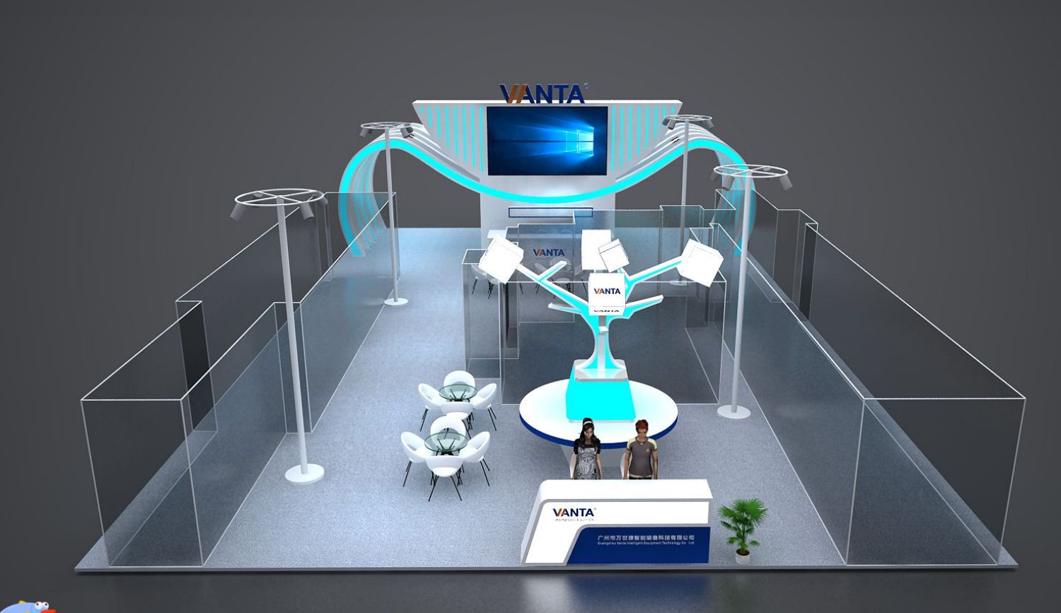 展臺設(shè)計(jì)搭建的幾種技能策略(圖1) 展臺設(shè)計(jì)搭建的幾種技能策略(圖1)