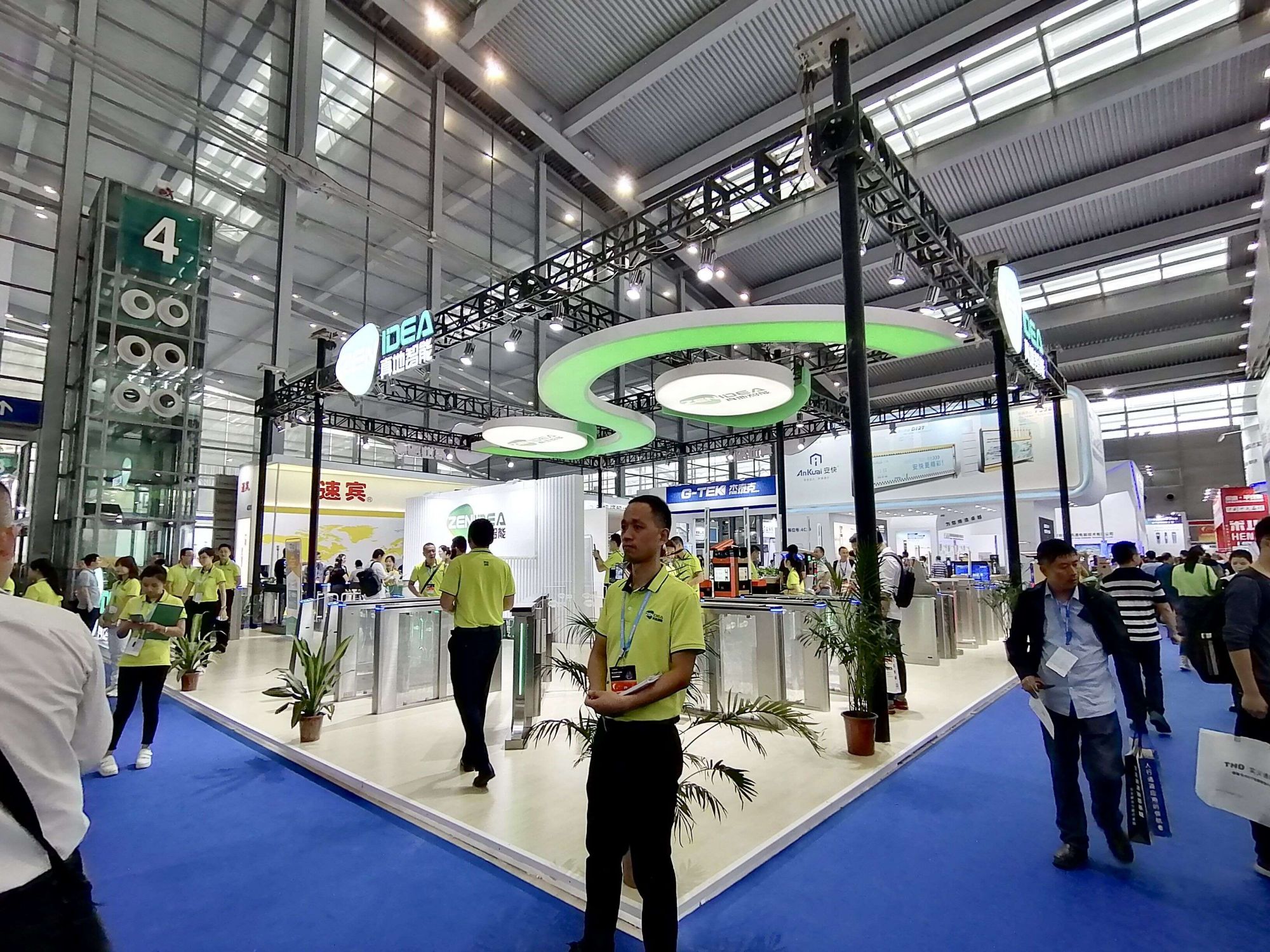 真地智能深圳安防展設計制作